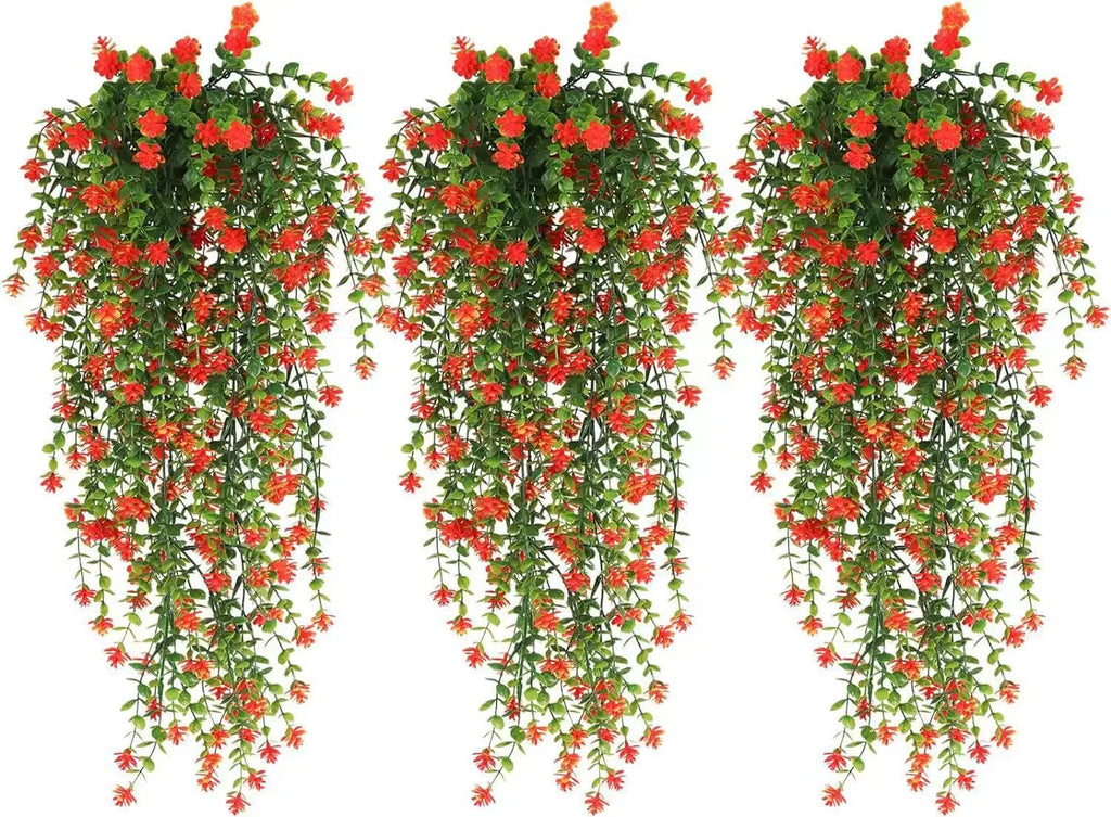 78CM Artificial Flower Eucalyptus Camellia Rattan Money Leaf Rose Wall Hanging Wedding Gardening Home Wedding Decoration