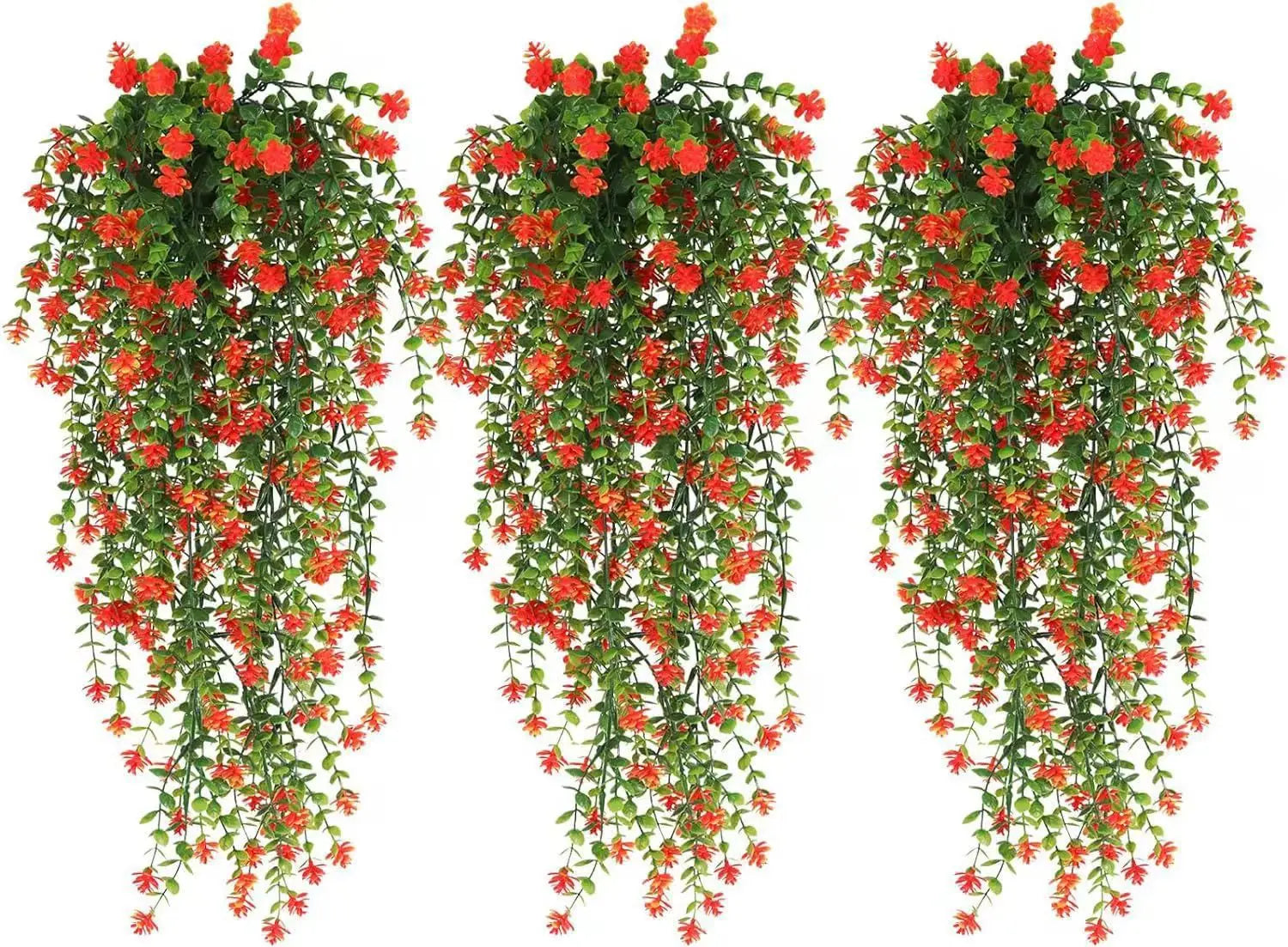 78CM Artificial Flower Eucalyptus Camellia Rattan Money Leaf Rose Wall Hanging Wedding Gardening Home Wedding Decoration
