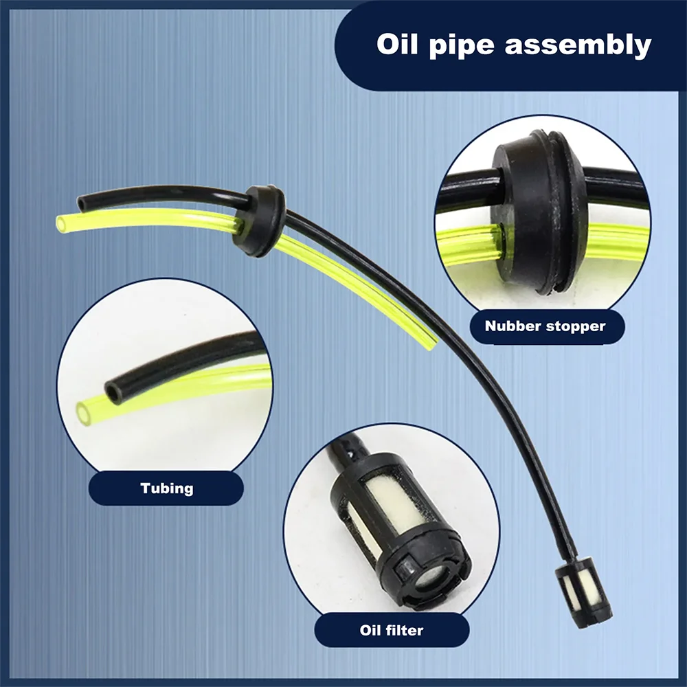1&2&5&10 Set Universal Grass Trimmer Fuel Line Filter Kit For Brush Cutter Strimmer Lawn Mower Primers Fuel Hose Garden Tool Par