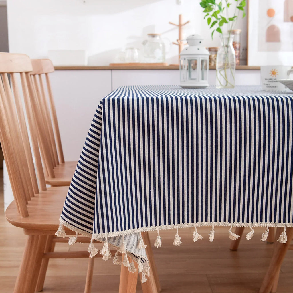 Printed Small Daisy Flower Tablecloth Linen Table Cloth Tasse Lace Rectangular Wedding Banquet Outdoor Home Manteles Table Cover