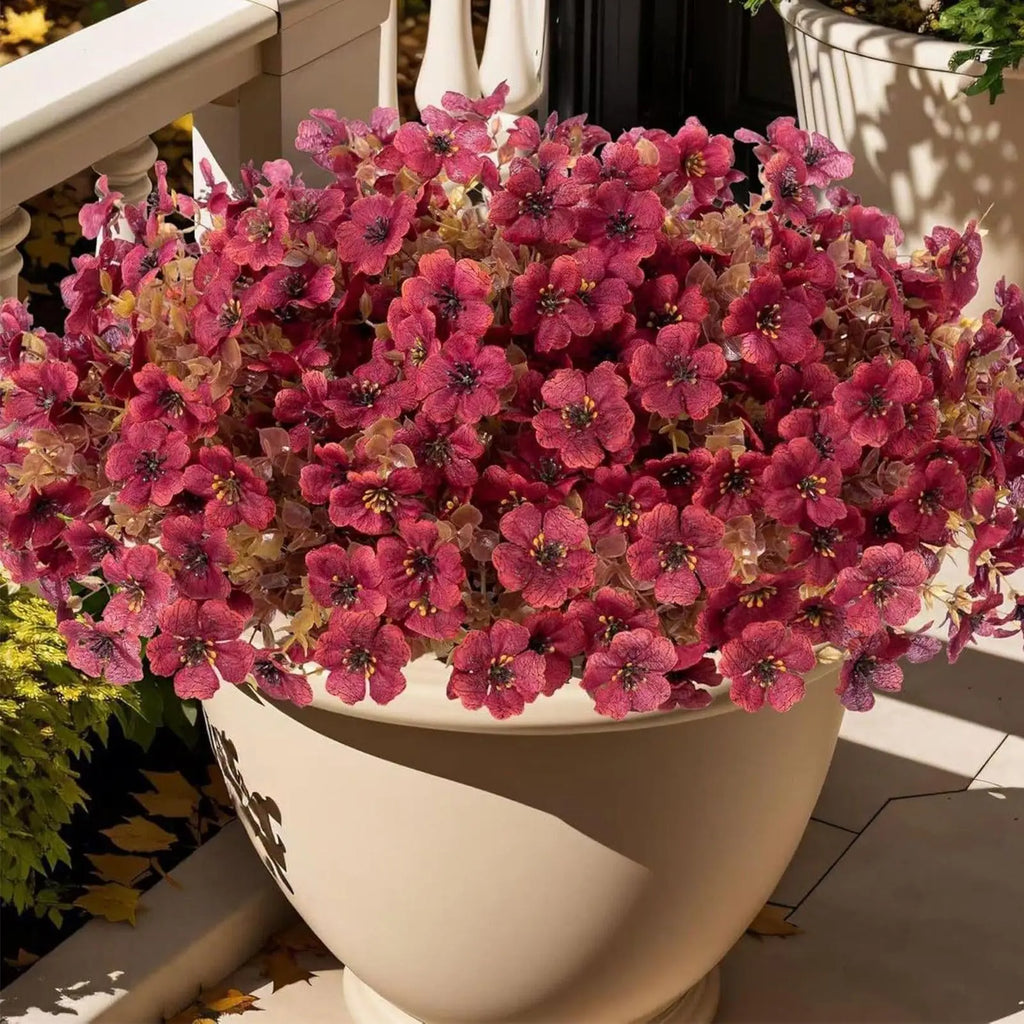 Dried Flower Arrangements Dried Flower Bouquets Artificial Realistic Decoration Ornament For Yard Porch Garden Wedding Party