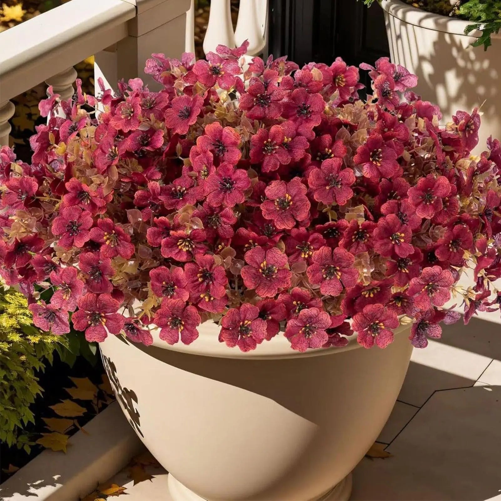 Dried Flower Arrangements Dried Flower Bouquets Artificial Realistic Decoration Ornament For Yard Porch Garden Wedding Party