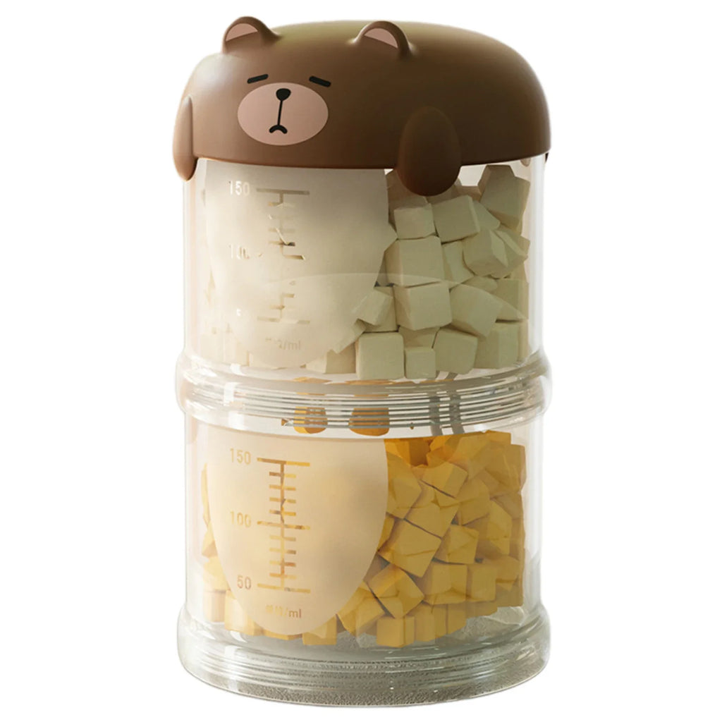 Airtight Outdoor Dog Treat Jar Multi Layers Dog Treat Portable Pet Food Container Stackable Cookie-Jar for Outdoor Walking