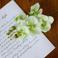 45CM Artificial Flower High-end Five Headed Butterfly Orchid Home Decoration Ornament Wedding Decoration Silk Flower
