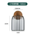 Glass Storage Jars with Airtight Wooden Lids Modern Pantry Containers for Coffee Tea Sugar Spices Kitchen Counter Jars