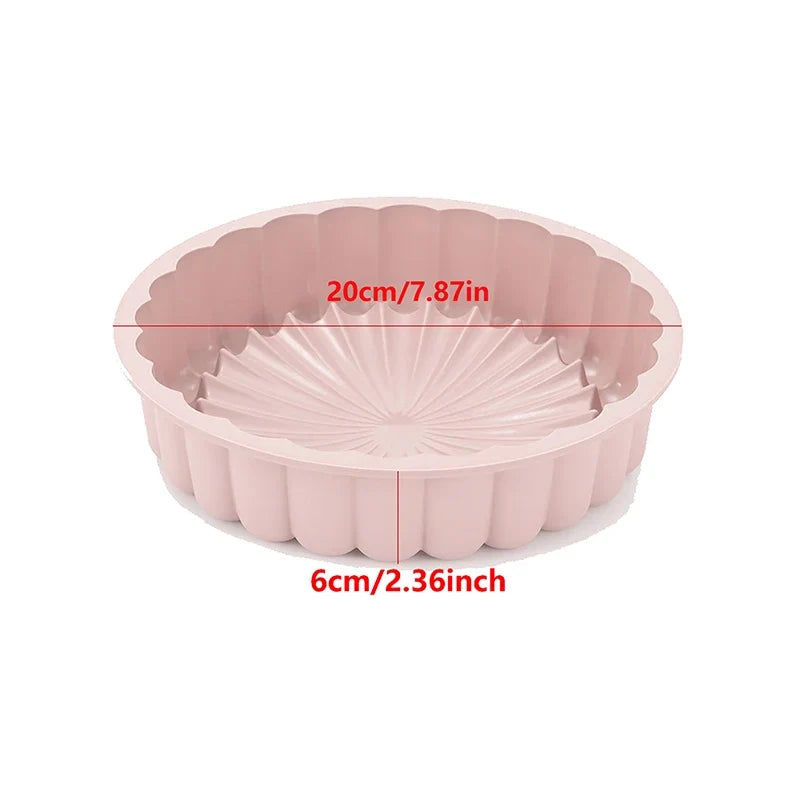 1Pcs Silicone Air Fryer Oven Baking Tray Pizza Fried Chicken Basket Pad Air-fryer Pot Food Plate Reusable Airfryer Pan Liner