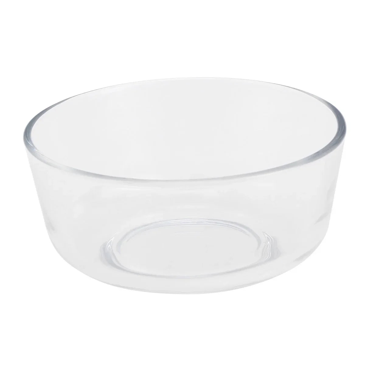 1pc Inch Glass Clear Glass Bowl Salad Dessert Serving Bowl For Fruit Chips Snacks Hot Food Party Catering Use