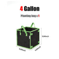 4/5/7/10 Gallon Non-woven Fabric Growing Bags Vegetable Flower Potato Pouch Root Container Garden Square Pots Planters Supplies