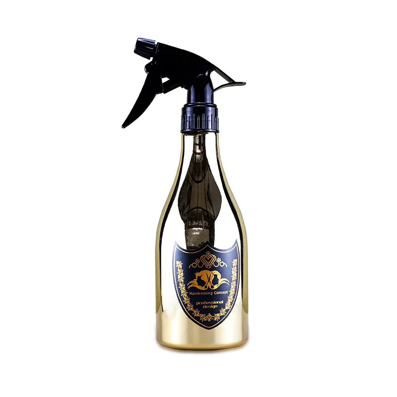550/500ML Hairdressing Fine Mist Spray Bottle Salon Barber Tools Water Sprayer Barber Professional Electroplating Watering Can