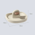 1pc Multifunctional Plastic Kitchen Countertop Storage Rack Household Soup Spoon Pot Cover Storage Rack