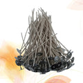 100Pcs Wick With Tabs Wicks Diy Set Soy Wax Pre Waxed Bases Centering Device Making Kit Home Garden Sewing