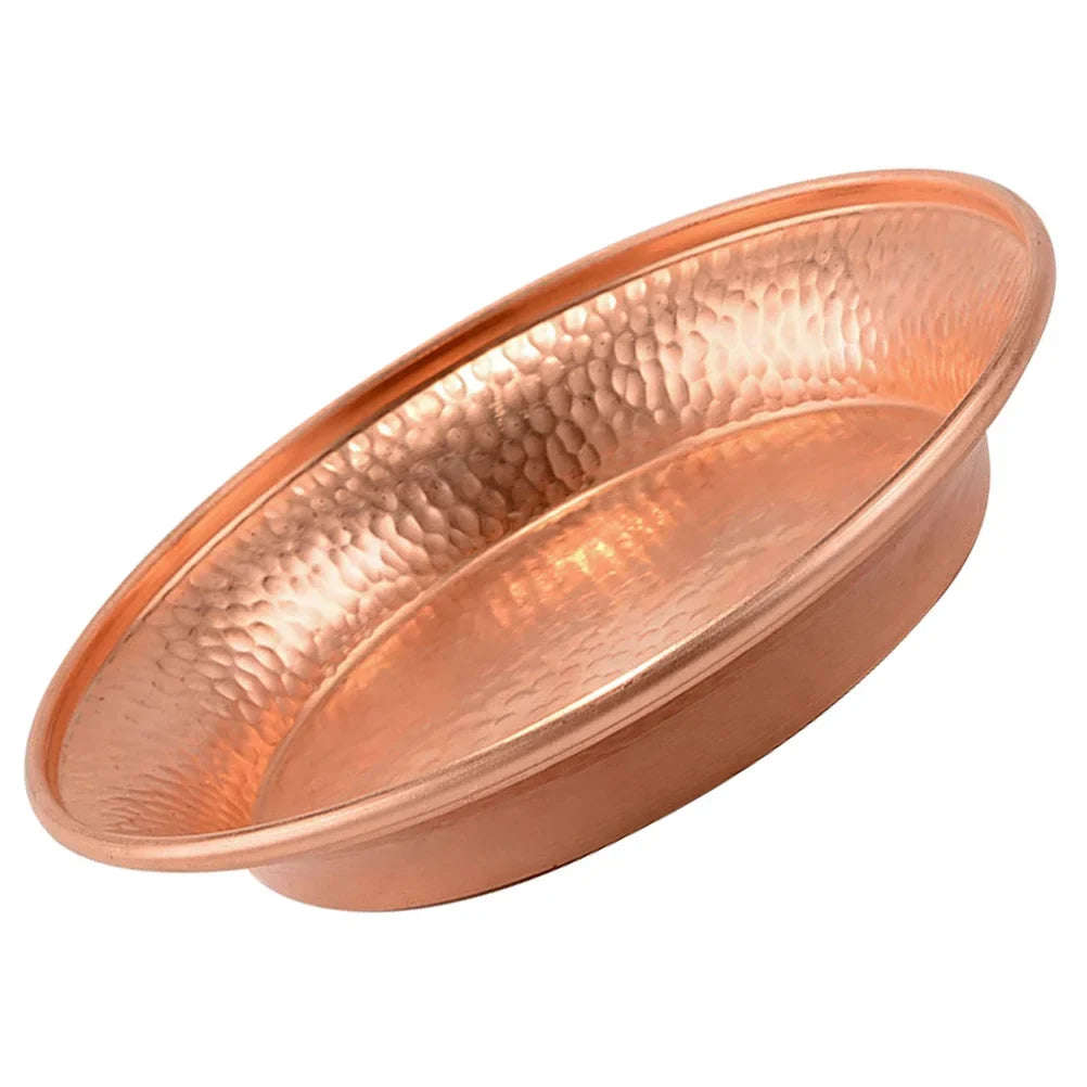 HOOTNEE Copper Buddhist Water Offering Bowl Decorative Meditation Holy Vessel