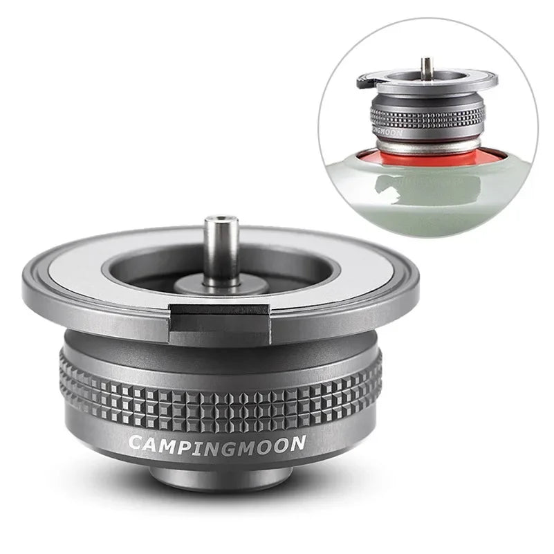 CAMPINGMOON Gas Adapter Magnet Z13M Split Type Furnace Converter Connector Adapter Camping Cooking Picnic Equipment
