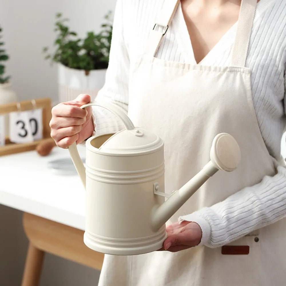 2L Watering Can Pot Long Mouth Garden Plants Flower Spray Water Kettle Plastic Large Capacity Plants Sprinkler for Houseplants
