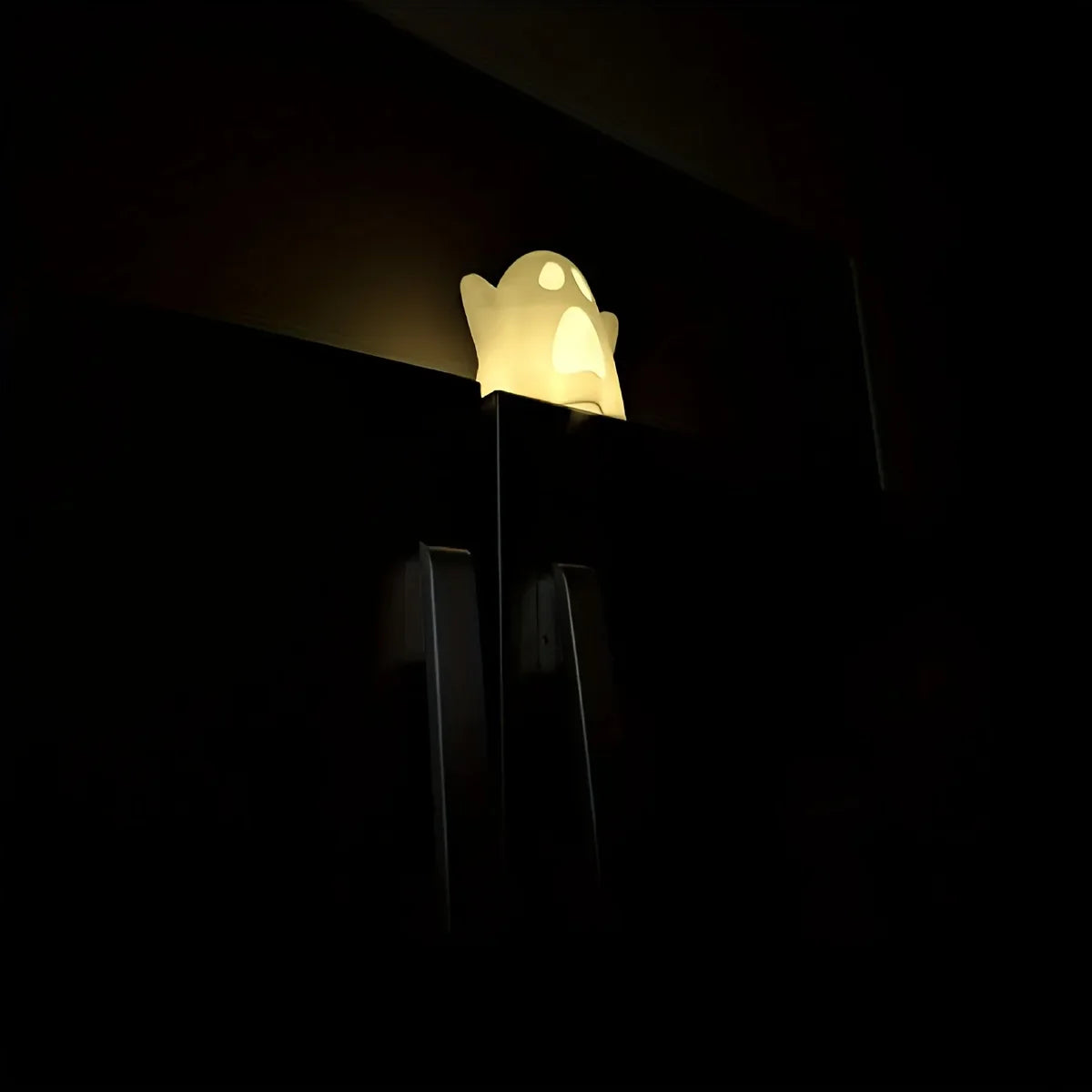 1pc Creative Cute Ghost candle lampshade , Suitable for Halloween, Christmas, Shipped Without Candle