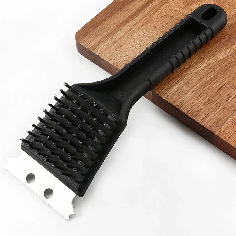 BBQ Brush Barbecue Grill Brush Kitchen Accessories Stainless Steel Wire Bristles Scraper BBQ Grate Cleaner BBQ Accessories Tools