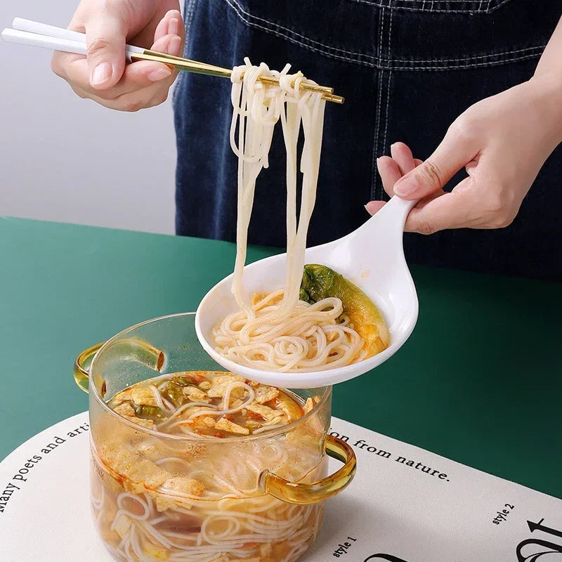 Korean Handheld Dish Fashion with Handle Large Spoon Tray Fries Fried Chicken Snack Plate Fruit Dessert Cake Platter New 2025