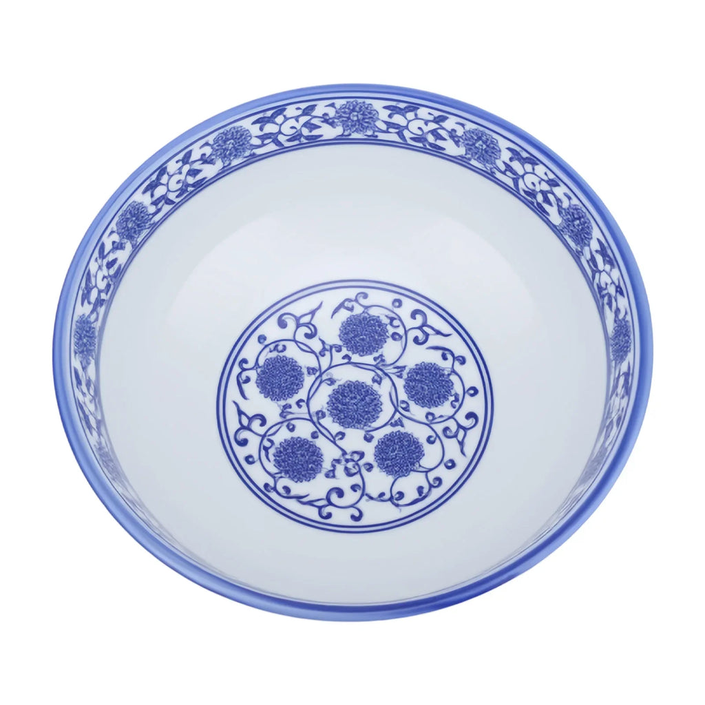 1Pcs Chinese Style Ceramic Bowls Blue and White Porcelain for Hot Cold Meals Soups Noodles Salads Fruits Ceramic Bowl