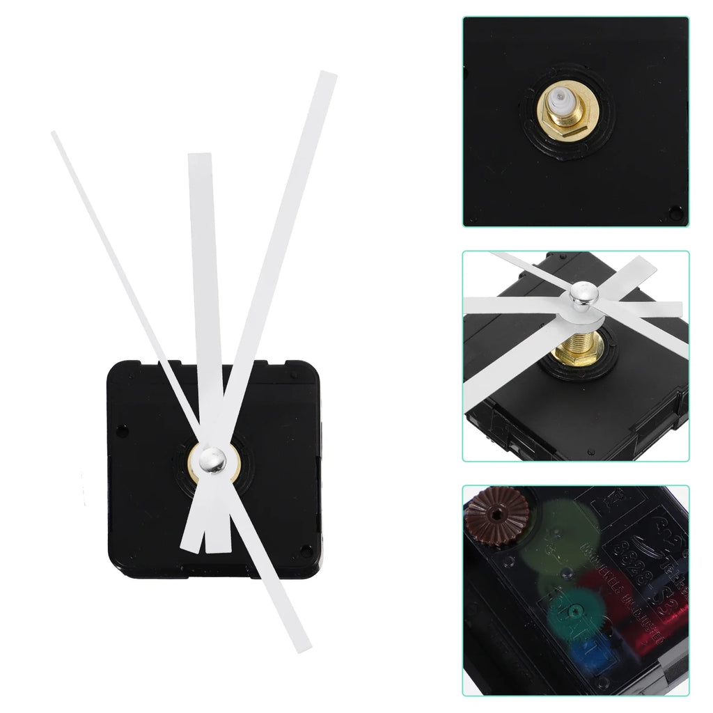 1pc Quartz Clock Movement Silent Sweep Mechanism Replacement Kit Durable Diy Home Clock Parts Metal Hands Wall Clock