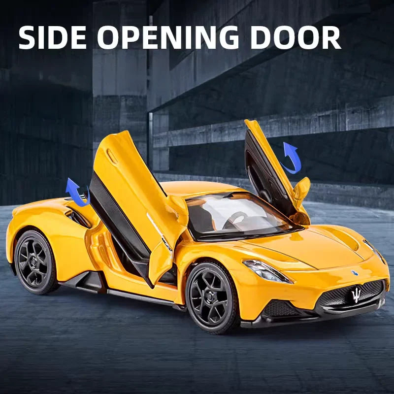 Maserati MC20 Supercar Simulation Diecast & Toy Vehicle Pull Back Car RMZ city 1:36 Alloy Collection Model Gifts For Children