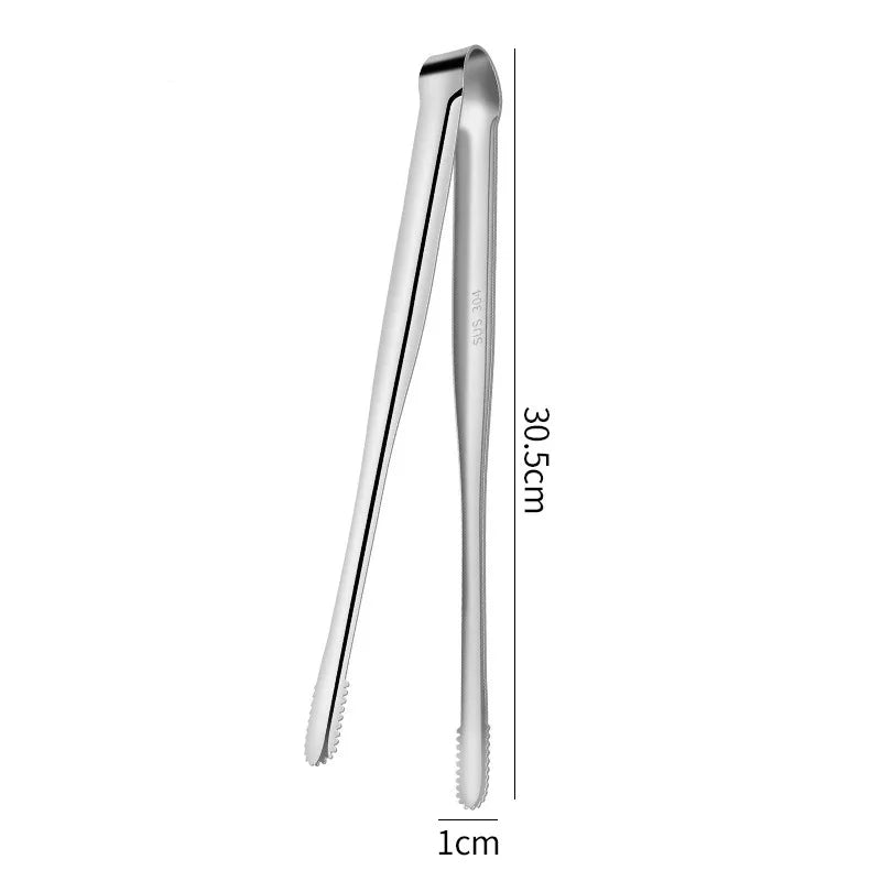 2Pcs Kitchen Tongs Stainless Steel Barbecue Tongs Clip BBQ Grill Meat Tongs Cooking Tweezers for Food Utensils Kitchen Tools