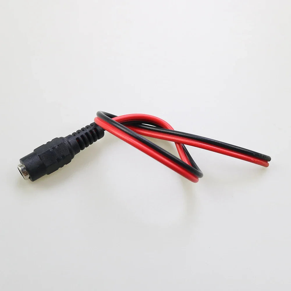 Male & Female DC Power Connector 12V 5.5 x 2.1mm DC Cable Plug Adapter For CCTV Camera Video System LED Light Strip