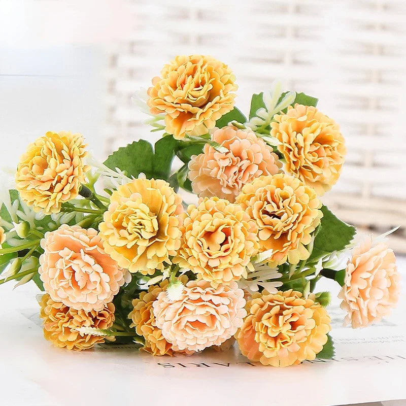 Artificial Lilacs Bouquet Wedding Decorative Silk Fake Flowers Auditorium Decoration Simulation Lilac Plant Purple Pink Flower