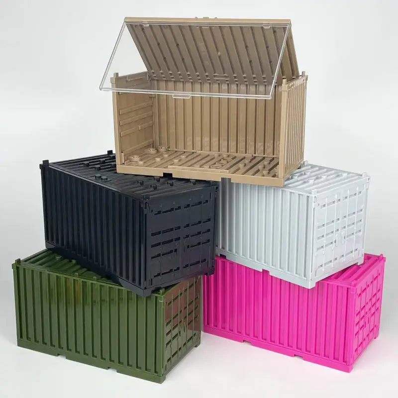 Container Weapon Boxes Bricks Accessories Scene World War 2 WW2  Soldiers SWAT Building Blocks Bricks Children Toys