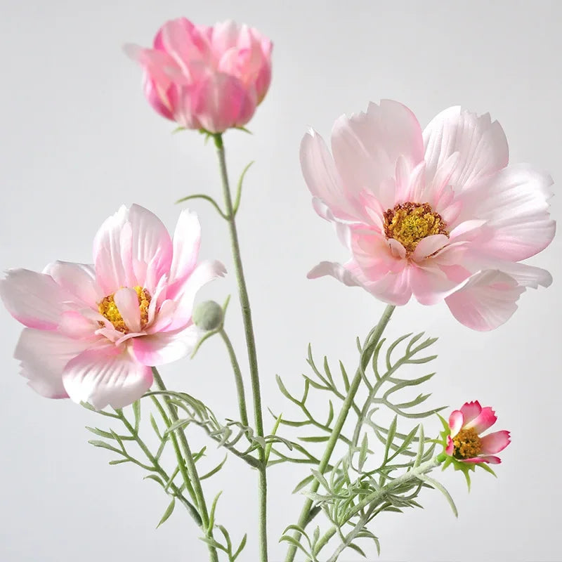 78CM Artificial Flower Plush Queen Cosmos Silk Flower Simple Home Decoration Bouquet Single Large Gesang Flower