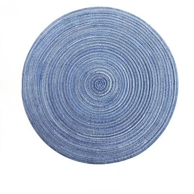 1pcs Round Table Mat Woven Ramie Placemats Anti Slip Dining Table Mats Non-Slip Tableware Bowl Pads Kitchen Drink Cup Coasters