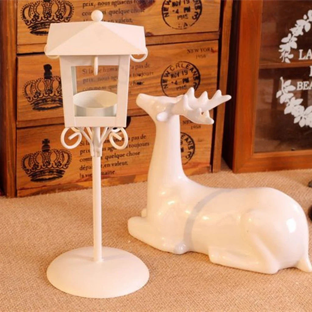 Vintage  Street Lamp Post Wedding Table Centrepiece Candle Tea Light Holder DIY  Tea Light Candlestick Stand