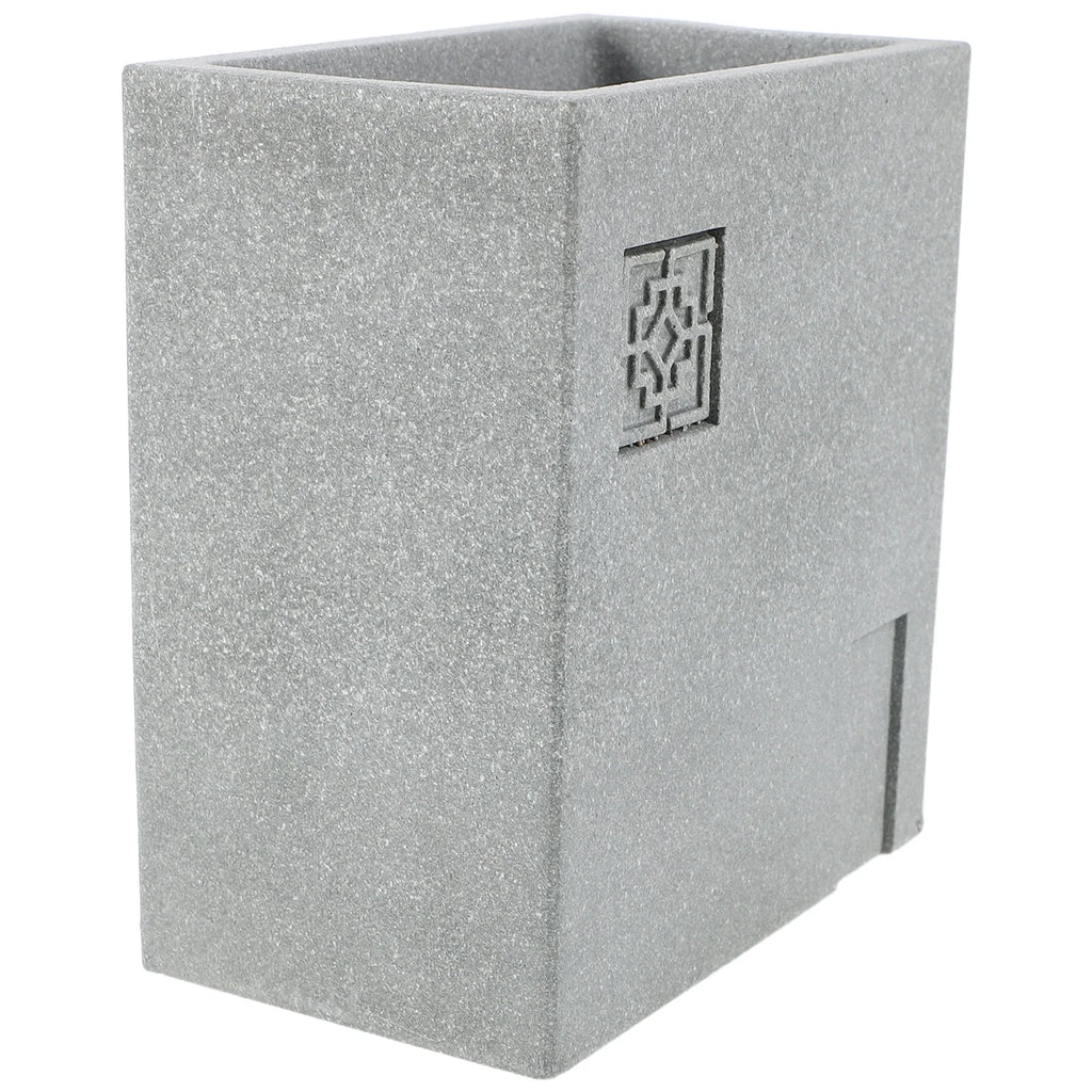 Stone Flower Pot Planter Decorative Sandstone Garden Bonsai Stand Powder Container Sturdy Microlandscape Base Funny