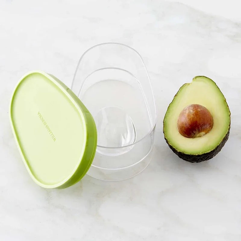 Avocado Food Storage Box Space Saver Plastic Fruit Container for Home Tool Kitchen Crisper Vegetable Organizer Bag