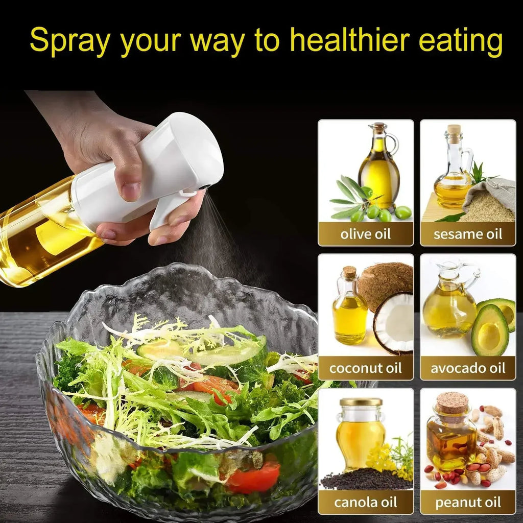 200ml 300ml 500ml Oil Spray Bottle Kitchen Cooking Olive Oil Dispenser Camping BBQ Baking Vinegar Soy Sauce Sprayer Containers