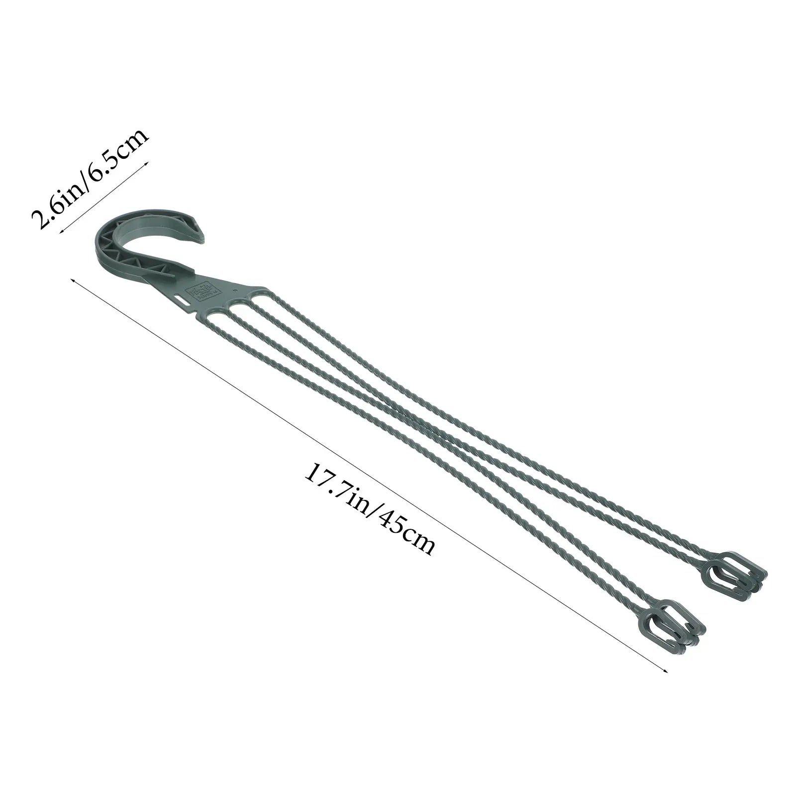 5pcs Plastic Plant Hanging Basket Hooks Hanging Planter Holder multiuse Flower Pot Hangers Garden Basket Hanging Chains 4 Hooks