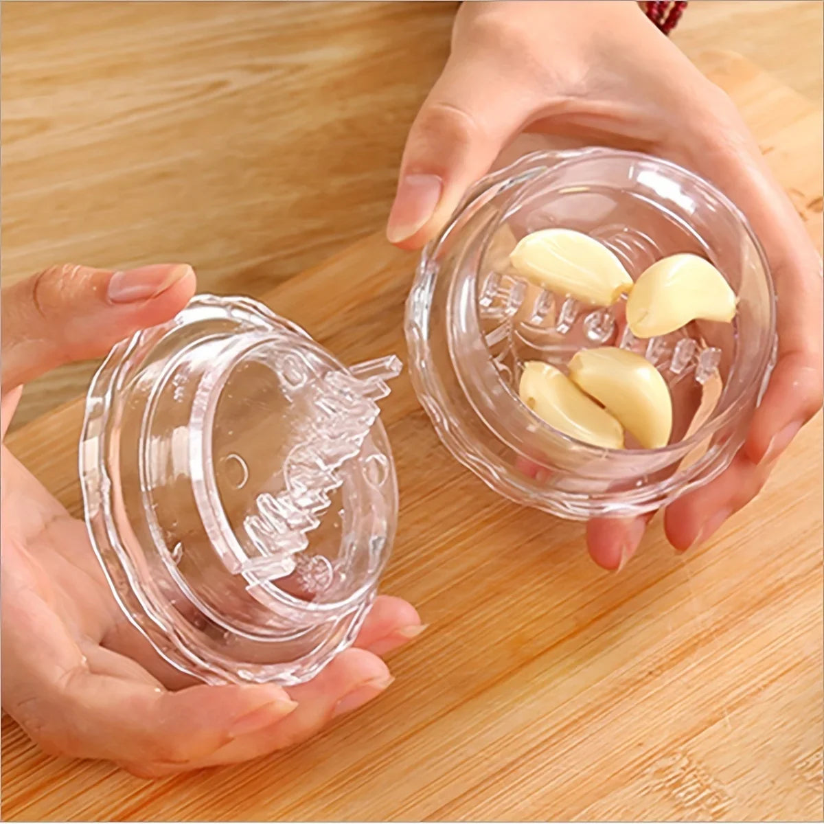 1pc, Kitchenware garlic box, garlic peeler, garlic whisk, kitchen tools - no electricity required.  kitchen accessories
