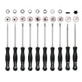 10pcs Carburetor Adjustment Tool Single D Double D Hexagon Hex Socket Kit Set Screwdriver Kit Small Carburetor Tune up