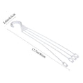 5pcs Plastic Plant Hanging Basket Hooks Hanging Planter Holder multiuse Flower Pot Hangers Garden Basket Hanging Chains 4 Hooks