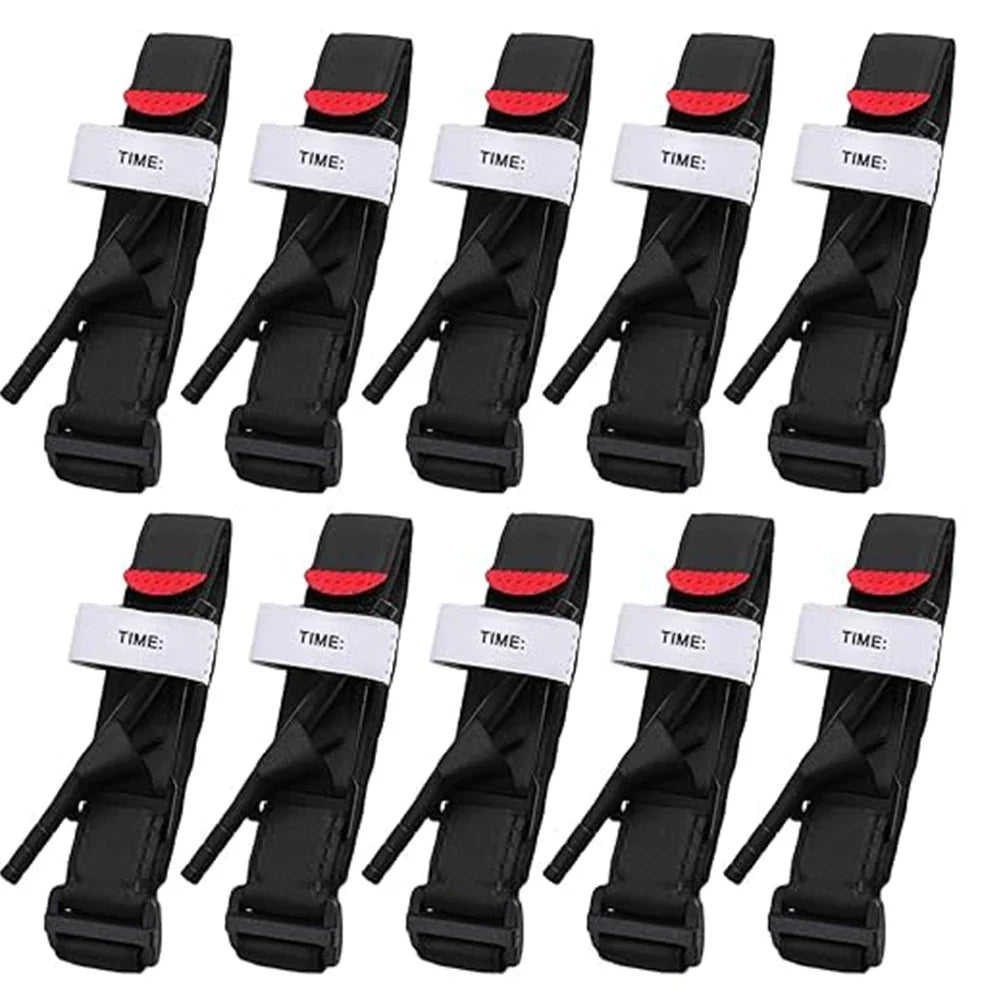 Outdoor Emergency Tourniquet Tactical Emergency Strap Single Handed Medical First Aid Equipment for Hiking Camping Travel Sports