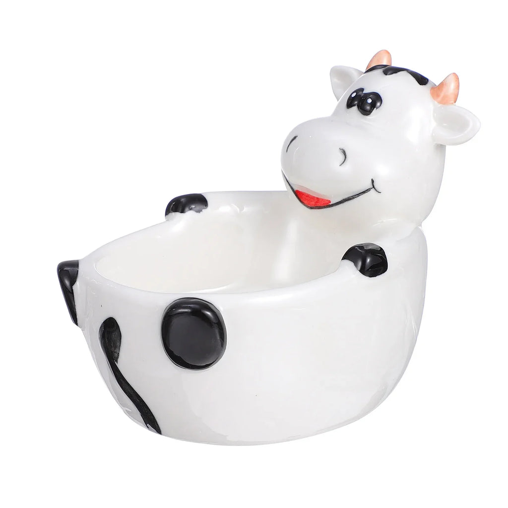 1Pcs Ceramic Bowl Cartoon Animal Shape for Dessert Breakfast Cold Hot Dishes Food Container Practical Home Tableware