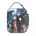 The Nightmare Before Christmas Stuff Insulated Lunch Bags Large Reusable Cooler Bag Tote Lunch Box