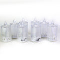 Premium Crystal Effect Led Flameless Candle Lights (8 Pc)