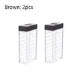 Transparent Spice Jar Set Salt and Pepper Seasoning Bottle Colorful Lid Kitchen Condiment Cruet Storage Container  Spice Rack
