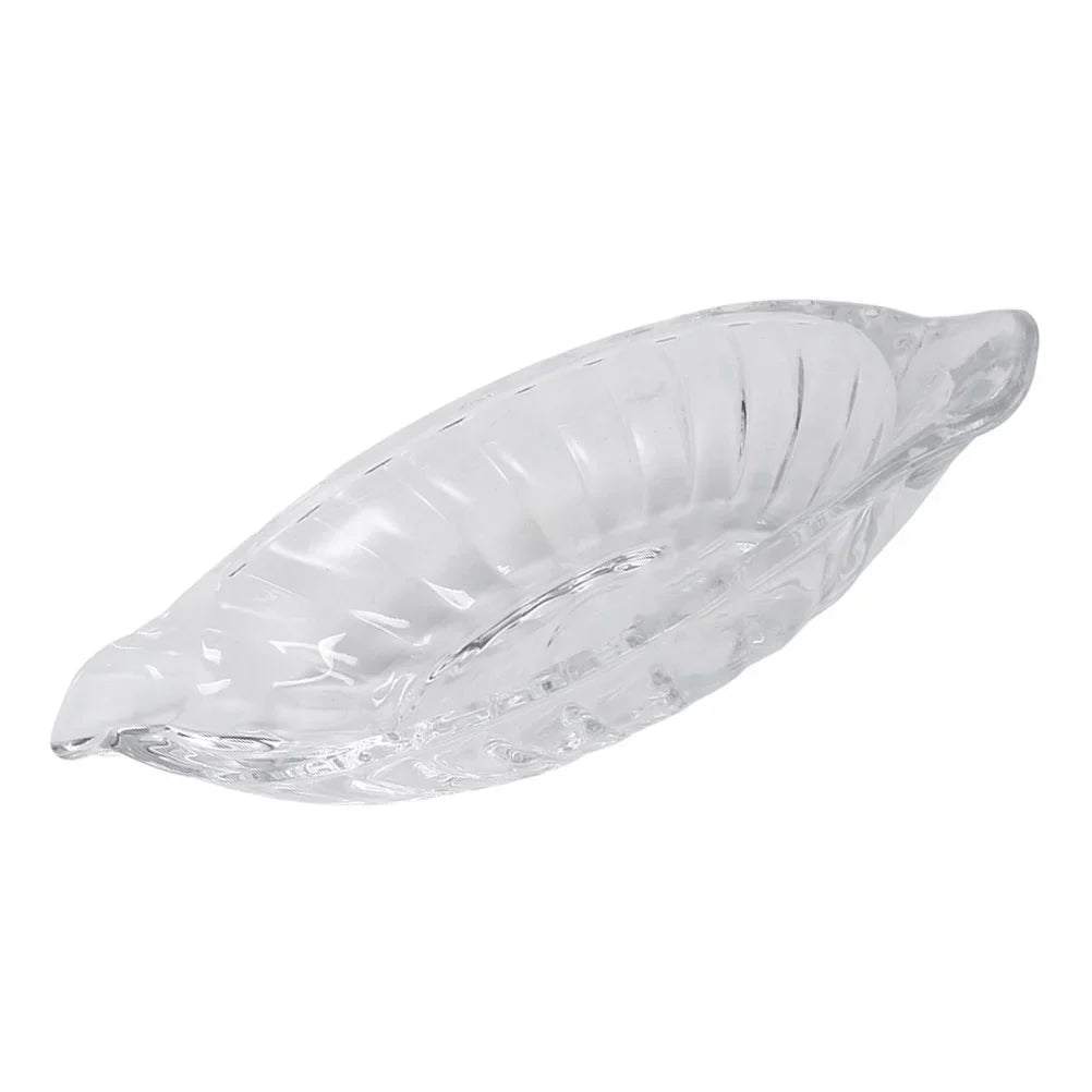 1pc Ice Cream Bowl Transparent Double-Ear Banana Bowl For Cold Drink Juice Dessert Salad Glass Tableware Household Serving