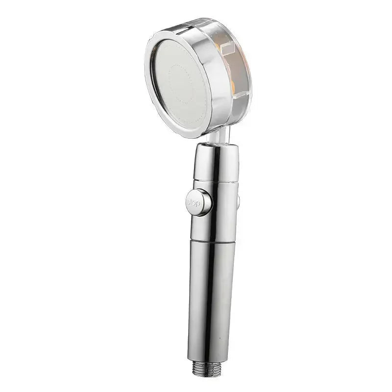 360 Degrees Rotating Turbo Power Shower Head Rain Shower Turbocharge Watering Can with Fan Bathroom Accessories Turbolux Showe