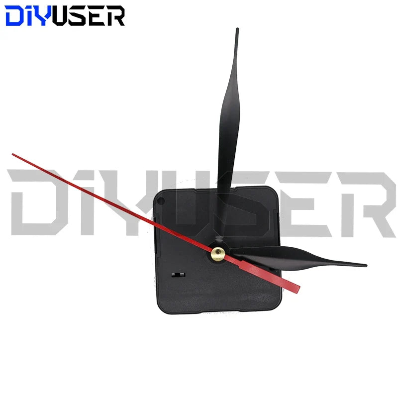 HQ3268 Professional And Practical Quartz Wall Clock Movement Mechanism DIY Repair Tool Parts Kit with Red Hands