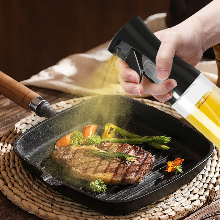 200ml 300ml 500ml Oil Spray Bottle Kitchen Cooking Olive Oil Dispenser Camping BBQ Baking Vinegar Soy Sauce Sprayer Containers