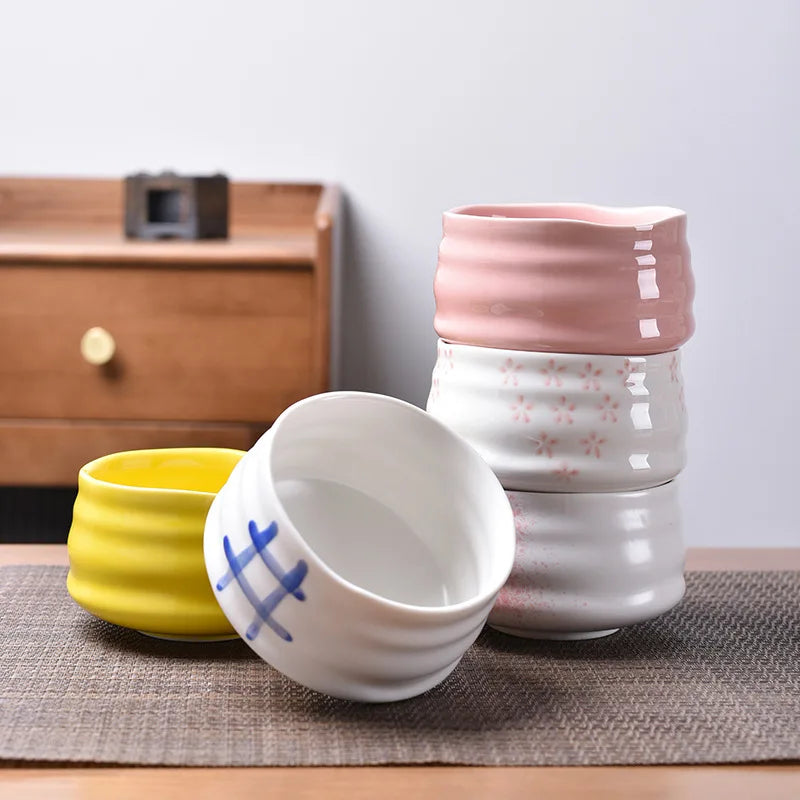 Matcha Bowl Ceramic Tea Set Accessories Tea Set Japanese Tea Ceremony Song Dynasty Tea Salad Soup bowl Special Matcha tea bowl
