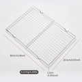 Stainless Steel Barbecue Mesh Mat Reusable Heat Resistance BBQ Baking Net Pad Kitchen Cooking Stove Stand Liner Accessories Tool