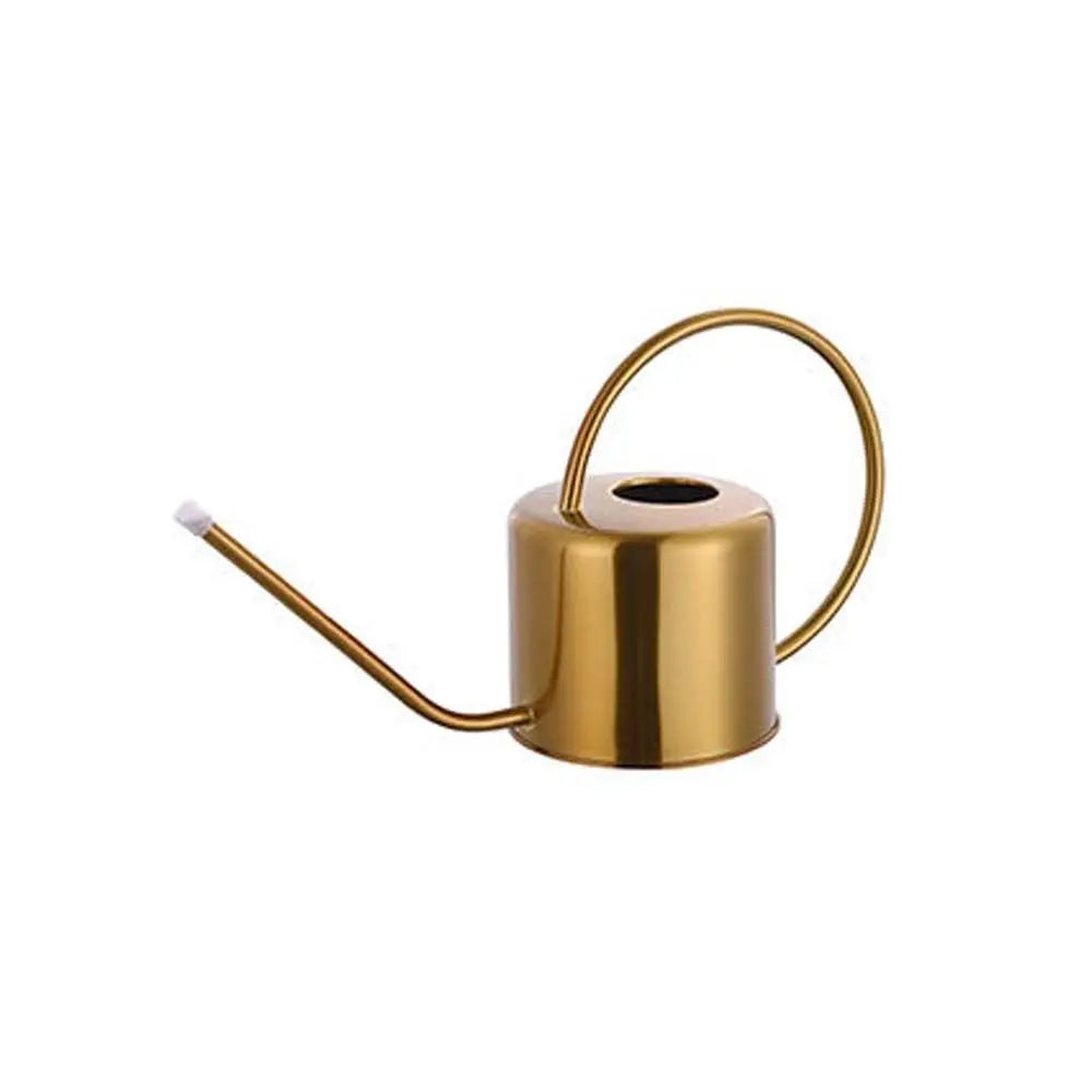 Stainless Steel Watering Can Comfortable Rustproof Leakproof Watering Pot Large Capacity Thickened Long Spout Watering Can